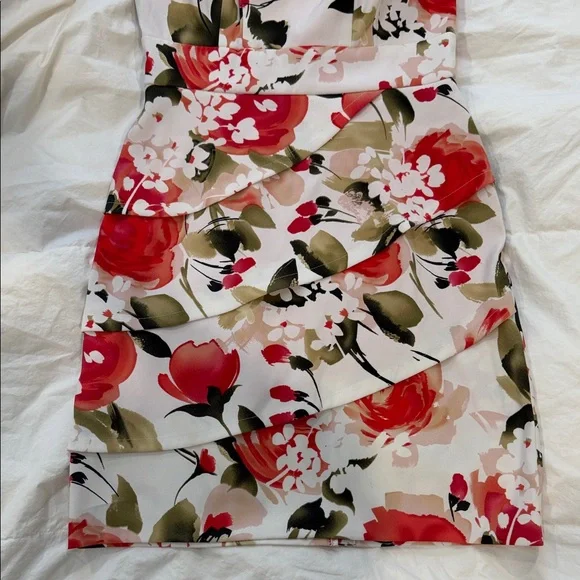 Dress Barn Floral Sheath Dress/ Woman/ Size Petite 4 - Picture 6 of 15